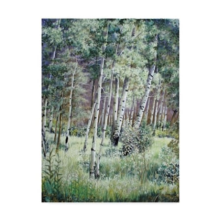 Carol J Rupp 'Sunlit Meadow' Canvas Art,14x19